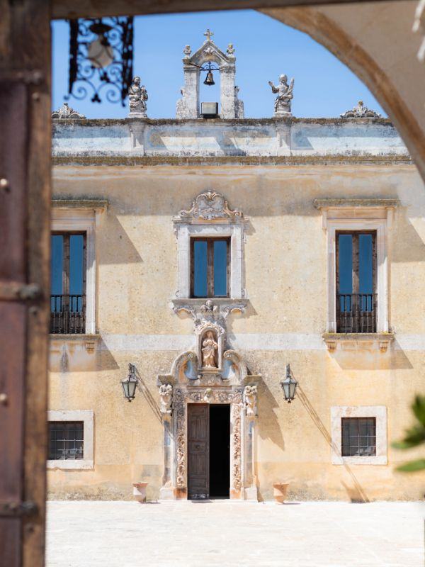 The historic palazzo of Masseria Palesi